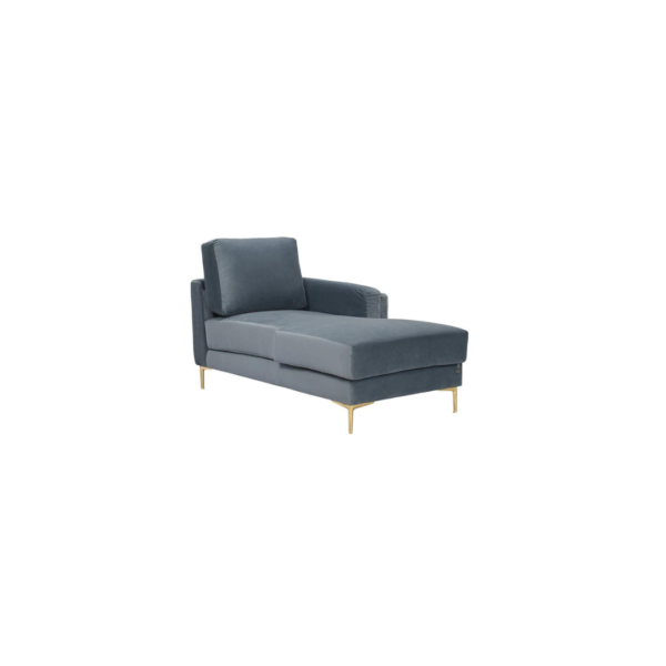 Sylvie-2-Seater-Lhs-Sectional-Sofa-In-Cerulean-Blue-Colour