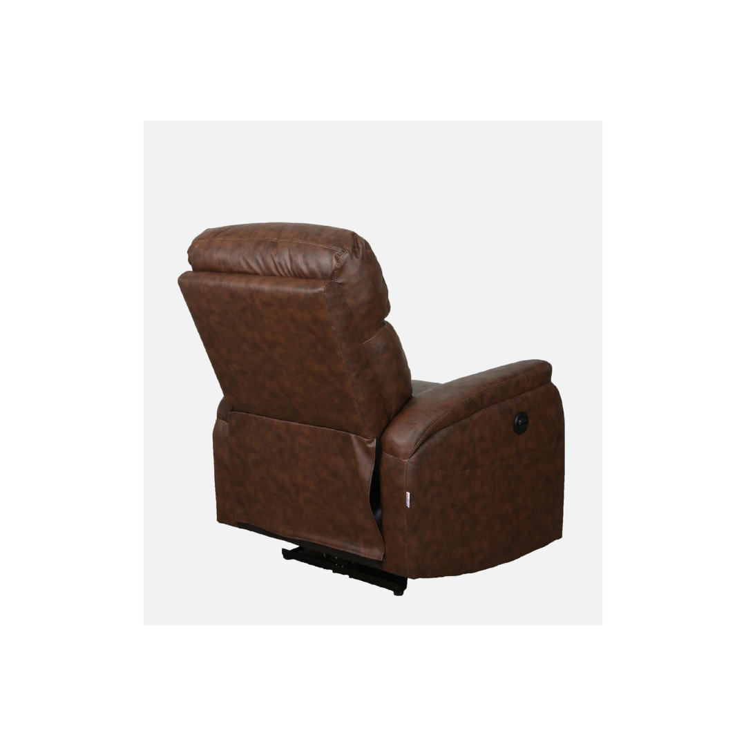 Vintter-1-Seater-Leatherette-Motorized-Recliner-In-Black-Brown-Colour (2)